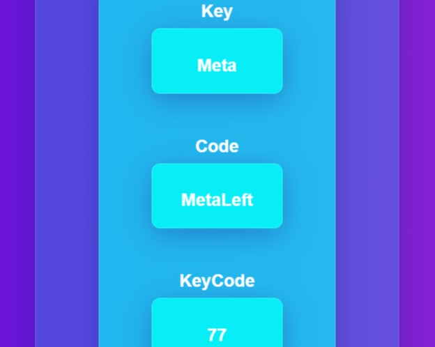 key codes